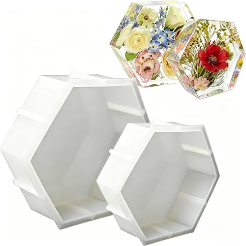 Vista 8 de Moldes de pirámide de silicona transparente supergrandes, 3 piezas, interior de 4.7 a 7.5 pulgadas, moldes de resina de silicona para orgonita