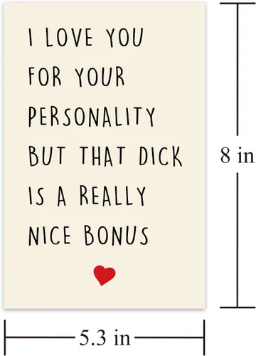 Vista 2 de Alzombi Tarjeta especial de aniversario, divertida tarjeta de cumpleaños sucio de San Valentín para marido, novio, él, prometido, hombres