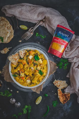 Vista 4 de Rajah Haldi Cúrcuma Molida 3.53 oz