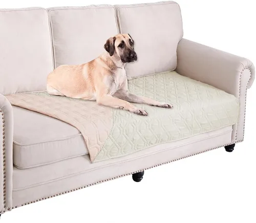 Vista 88 de Ameritex Manta Impermeable Reversible Cubierta para Cama de Perro Manta para Mascotas para Muebles Cama Sofá Sillón
