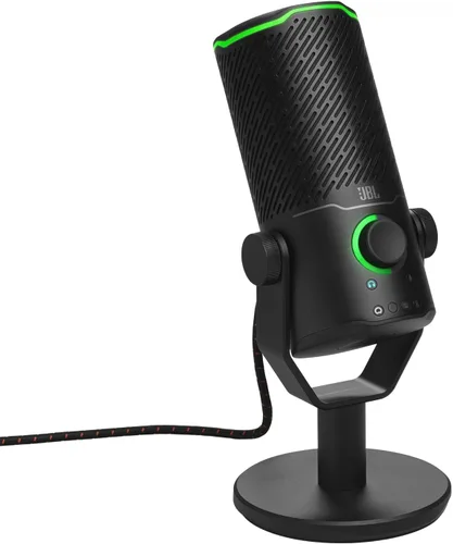 Vista 8 de JBL Quantum Stream Wireless USB-C - Micrófono de transmisión inalámbrico portátil para grabaciones cristalinas, 24 horas de tiempo de grabación