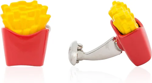 Vista 2 de Cuff-Daddy - Gemelos de papas fritas con caja de presentación