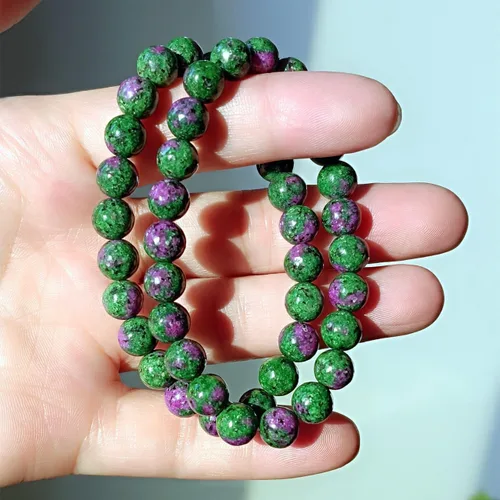 Vista 21 de Pulseras de triple protección con piedra de ojo de tigre de obsidiana negra con hematita para hombres y mujeres, pulsera de piedra curativa
