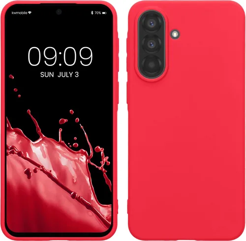 Vista 103 de kwmobile Funda compatible con Samsung Galaxy A12 - Funda protectora de silicona TPU suave y delgada - Azul Báltico