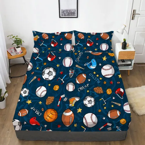 Vista 10 de Juego de sábanas para niños con temática de autos y animales tamaño Queen para niños y niñas - Juego de ropa de cama de dibujos animados con Coches