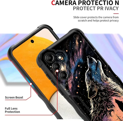 Vista 912 de Funda para Galaxy A14 5G, [Doble Capa][Protección contra Caídas de Grado Militar de 10 Pies] [Antideslizante] Funda Resistente a Prueba de Golpes