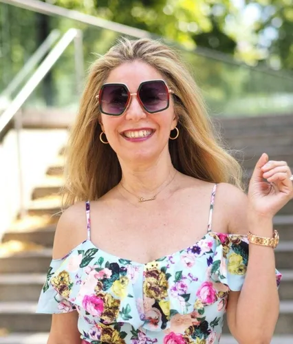 Vista 5 de FEISEDY Women Large Hexagon Inspired Sunglasses Fashion Irregular Design Style Geometric B2503