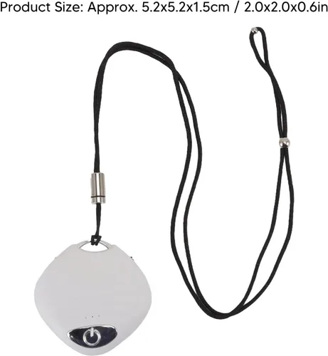 Vista 4 de Collar purificador de aire, ionizador portátil de 5 V, purificador de aire de iones recargable, dispositivo de filtro de aire, purificador de collar