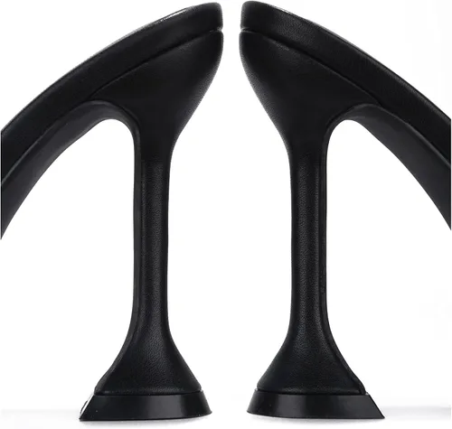 Vista 4 de Cape Robbin Lithe - Tacones altos sexys para mujer zapatos de tacón cuadrado con punta abierta