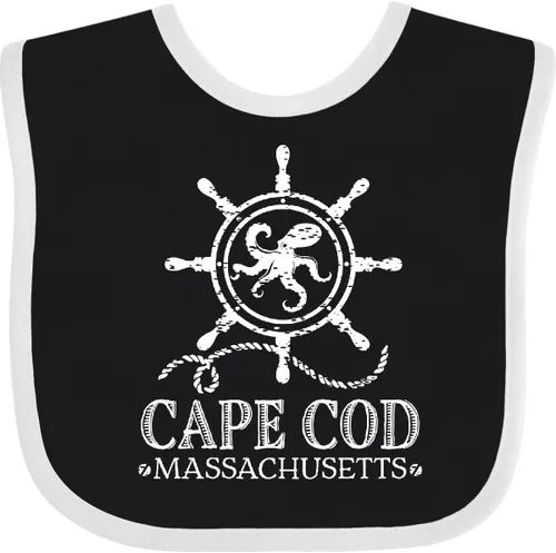 Vista 12 de inktastic Cape Cod Massachusetts - Babero náutico para bebé