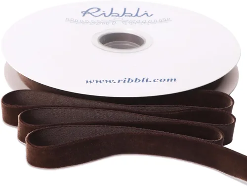 Vista 44 de Ribbli - Cinta de terciopelo negro de 1 pulgada, carrete continuo de 25 yardas, cinta de Navidad negra para envoltorios de regalos, manualidades