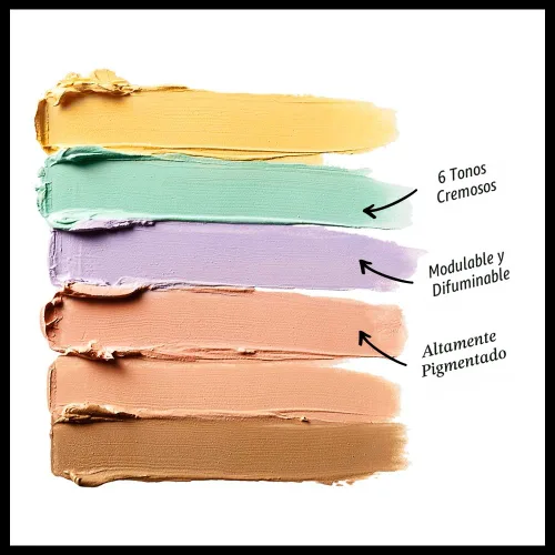 Vista 2 de NYX PROFESSIONAL MAKEUP Paleta de Corrector de Color de Maquillaje 04 CORRECCIÓN DE