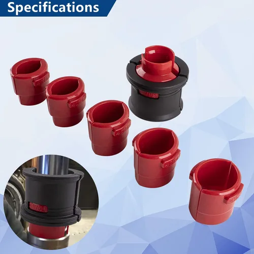 Vista 6 de Kit de herramientas universal para motocicleta, tenedor, sello, 14 piezas, sello de horquilla, instalador, conjunto de controlador de 1.378-1.969 in
