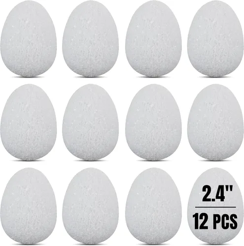 Vista 25 de Hygloss Bolas redondas de espuma para manualidades 6 piezas de espuma blanca de 3.8 pulgadas (XPS) para artes, pequeñas bolas de espuma