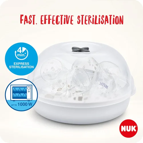 Vista 2 de NUK Esterilizador de vapor de microondas