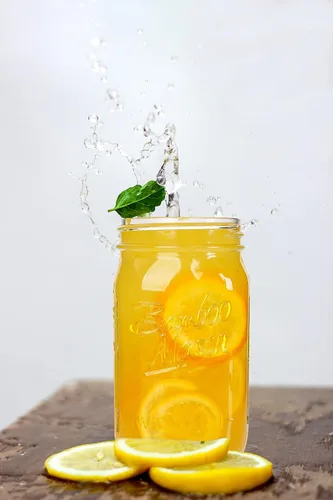 Vista 5 de ANOTION Tarro Mason con tapa y pajilla, vaso de boca ancha de 32 onzas, vasos reutilizables, botellas de agua para batidos de café helado