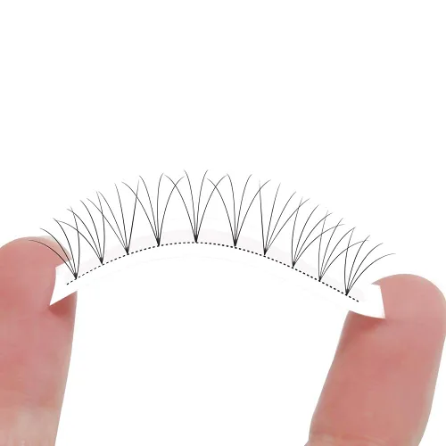 Vista 79 de QUEWEL Extensiones de Pestañas Prehechas en Ventilador, Extensiones de Pestañas Prehechas 3D de 0.07mm de Grosor, Rizado C, 8mm de Volumen