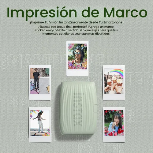 Vista 3 de Fujifilm INSTAX Mini Link 3 - Impresora para smartphone + película instantánea INSTAX Mini (20 hojas) + cargador de pared USB + bolsa de viaje