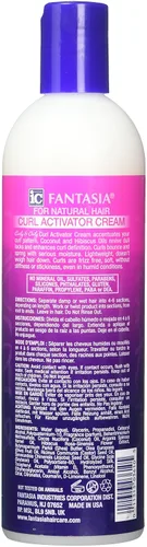 Vista 2 de Fantasia Crema activadora de rizos rizados y enrollados, 12.5 onzas