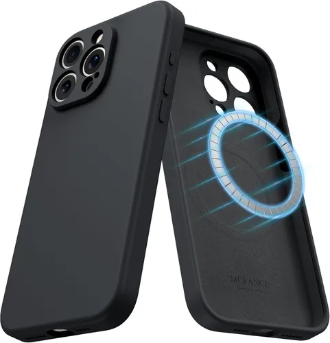 Vista 83 de Funda de silicona con soporte para iPhone 17 Pro [compatible con MagSafe] [Protección completa de la cámara] (6.3 pulgadas 2025), fundas de teléfono