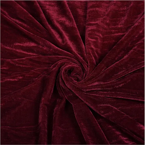 Vista 12 de MDS - Paquete de 5 yardas x 60 pulgadas de ancho, tela de terciopelo elástico por yarda para vestidos de boda, costura, tapicería, ropa, disfraces