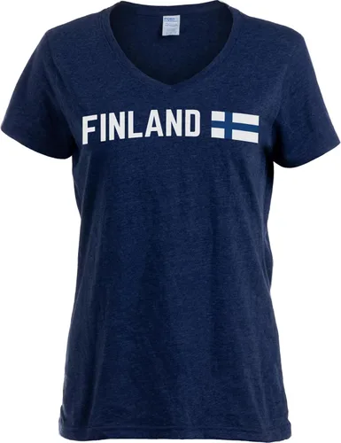 Vista 29 de Nations of the World - Camiseta con cuello en V para mujer