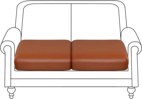 Vista 23 de YISUN - Funda de cojín de cuero PU para sofá, fundas de cojín elásticas impermeables para sofá, fundas de asiento de silla de RV de cuero sintético