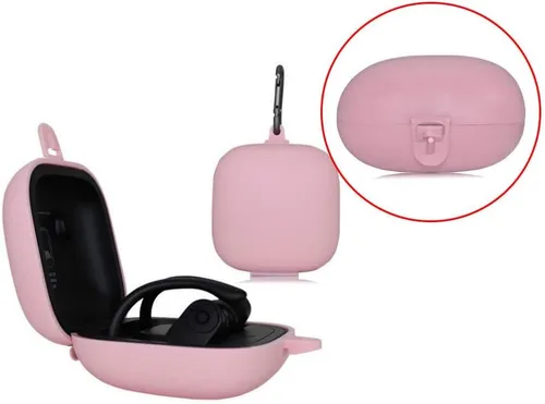Vista 3 de UKCOCO Compatible Powerbeats Pro Funda De Silicona De Protección Completa A Prueba De Golpes Funda Protectora De Auriculares Inalámbricos Con