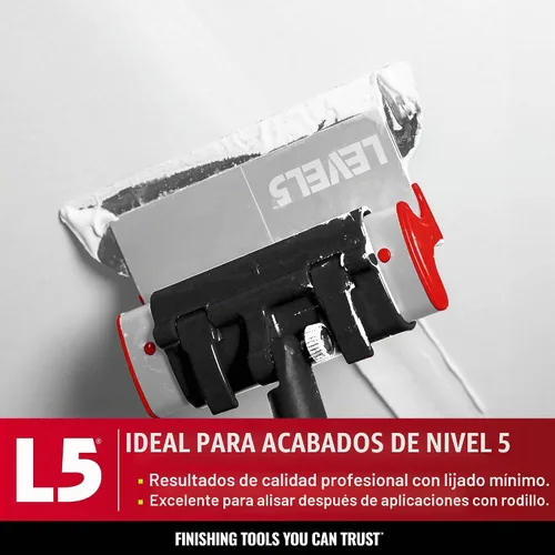 Vista 6 de LEVEL5 Ultimate Skimming Blade Set LEVEL5 Cuchillo para paneles de yeso alisado/derribado Aluminio extruido y construcción de acero inoxidable