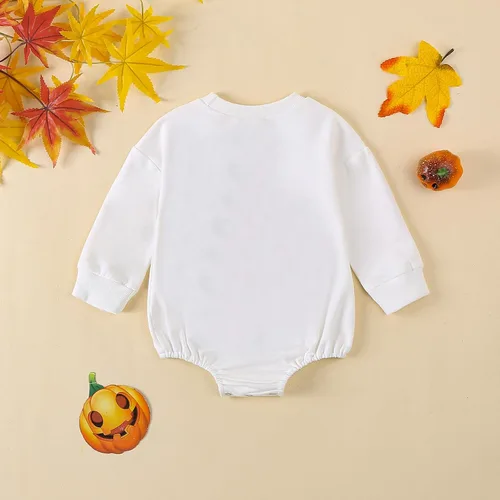 Vista 80 de Kuriozud Mameluco de burbujas para bebé recién nacido, manga larga, suéter de gran tamaño, ropa de otoño e invierno