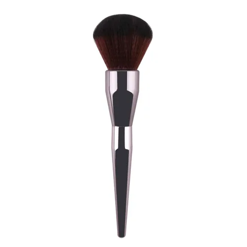 Vista 10 de Brocha de base de maquillaje con parte superior plana, Daubigny - gran brocha de polvo premium, brocha de maquillaje Kabuki duradera perfecta