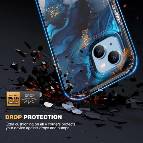 Vista 64 de DIACLARA - Funda transparente compatible con iPhone XR 6.1 pulgadas 2018