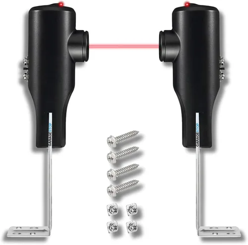 Vista 9 de Garage Stop STB-B GSTB-R GSTB-BX - Sensor de haz de seguridad solo para ojos (sin soporte de puerta), repuesto para sensores de puerta de garaje Dos