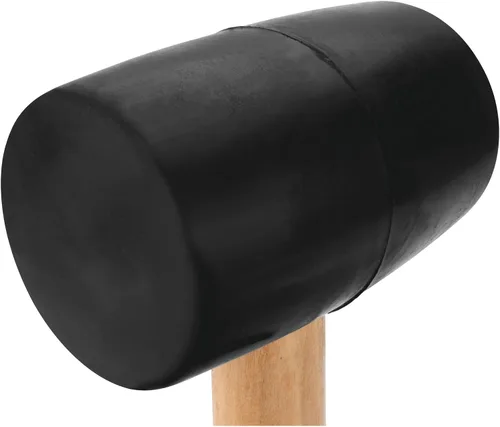 Vista 3 de Performance Tool 1129 Mazo de goma negro de 8 onzas con mango de madera