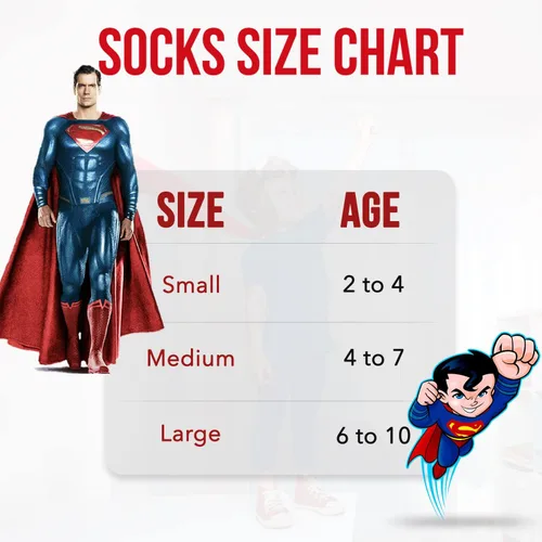 Vista 6 de DC Comics Calcetines para niños, paquete de 10 calcetines para niños, calcetines para niños pequeños con The Batman, Superman, Wonder Woman y Flash