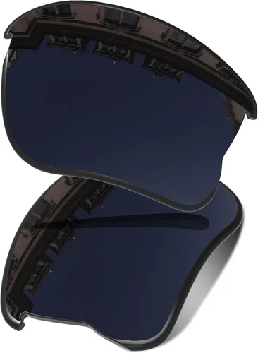Vista 17 de Lenses Replacement for Oakley Half Jacket 2.0 XL OO9154 62mm - Confirm Fit Scratch Resistant Abrigo de espejo negro polarizado