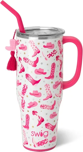 Vista 27 de Swig Life 40oz Insulated Mega Mug with Handle & Straw, Boho Desert DESIERTO BOHO