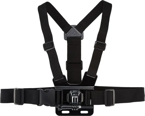 Vista 2 de Amazon Basics - Arnés ajustable para pecho para cámara GoPro (compatible con la serie GoPro Hero), Negro