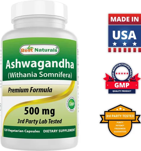 Vista 7 de Best Naturals Dhea 25mg y extracto de Ashwagandha 500 mg