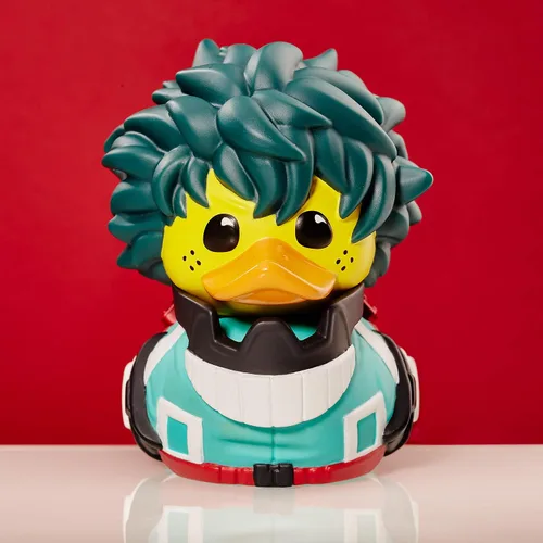 Vista 3 de TUBBZ My Hero Academia Izuku Midoriya (Deku) Figura coleccionable de vinilo de pato – Producto oficial de My Hero Academia – TV, películas