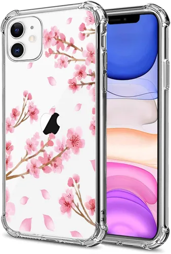 Vista 104 de Funda transparente de girasol compatible con iPhone SE 2022 SE 2020 7 8, funda trasera floral para niñas y mujeres, funda protectora transparente