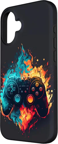 Vista 2 de Controlador de videojuegos para iPhone 16 Gamer para un divertido estuche para adolescentes y niñas
