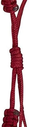 Vista 5 de San Benito pulsera Crucifijo rojo macramé estilo accesorio 7 12 pulgadas