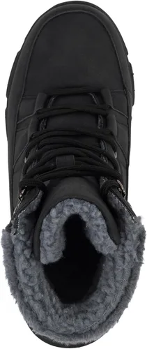 Vista 4 de UPSOLO Botas de senderismo de nieve para mujer, impermeables, aisladas, ligeras, botines al tobillo