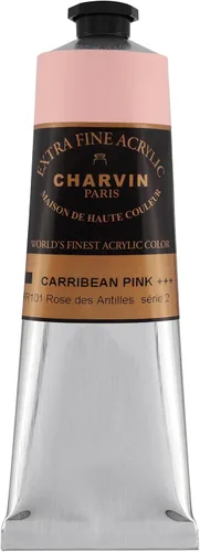 Vista 128 de Charvin Pintura acrílica profesional extrafina – verde absenta, tubo de 2.1 fl oz, pigmentos de triple fresado, resistente a la luz, pinturas