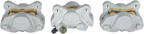 Vista 2 de Silscvtt Pinzas de freno delanteras y traseras con pastillas de repuesto para ArcticCat 250 375 400 300 454 500 0402-010 0402-011