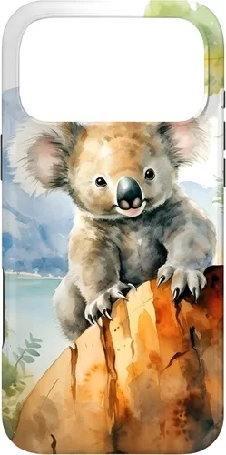 Vista 22 de Cute Little Koala Bear in The Wild Case for iPhone 17