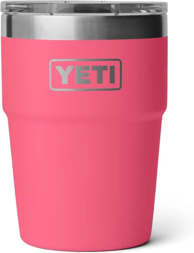 Vista 36 de YETI Rambler - Vaso apilable de 16 onzas, aislado al vacío, de acero inoxidable con tapa MagSlider Apilable