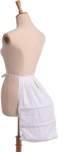 Vista 4 de BLESSUME Vestido Victoriano Bustle Blanco Talla única