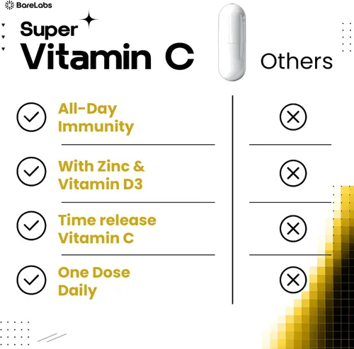 Vista 4 de Time Release Vitamina C 1000 mg + Vitamina D3 1000 UI + Zinc 30 mg Apoyo inmunológico y refuerzo de colágeno Sin OMG, antioxidante durante todo
